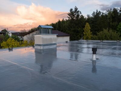 Fakesville flat roof skylight